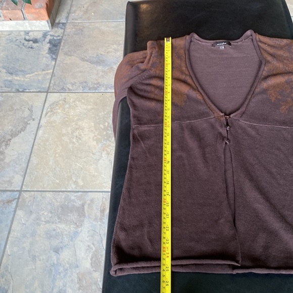 Vintage Cotton Ginny Patterned Cardigan Size Large - Picture 6 of 12